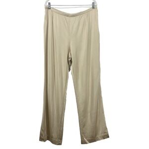 Lafayette 148 New York Size 16 Cream Trouser Pants Viscose Old Money Career  35‎